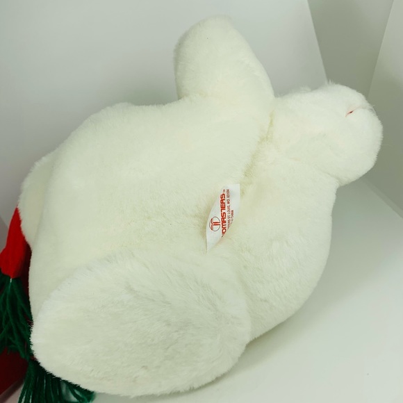 VTG Trendmasters Giggle Shake Christmas Holiday Bear Plush 1992 Tested Works - Picture 6 of 10